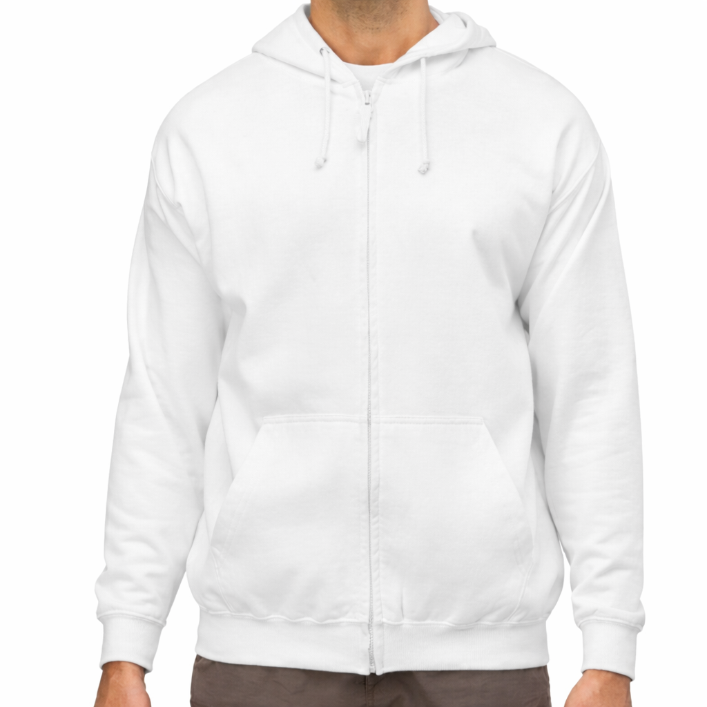 Pull a capuche Zip unisexe Personnalisé