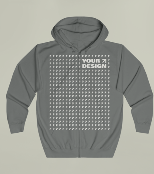 Pull a capuche Zip unisexe Personnalisé